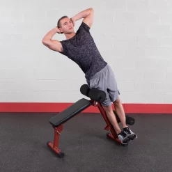 Best Fitness Ab Board Hyperextension - BFHYP10 -Optimaal Fitnessapparatuur Winkel BFHYP10r SideBend DSF2148