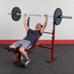 Best Fitness Olympische Opklapbare Fitnessbank BFOB10 -Optimaal Fitnessapparatuur Winkel BFOB10r DSF2239 2000