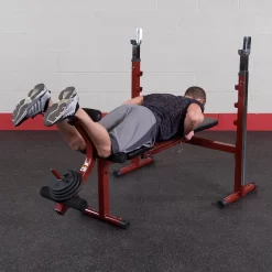 Best Fitness Olympische Opklapbare Fitnessbank BFOB10 -Optimaal Fitnessapparatuur Winkel BFOB10r LegCurl DSF2227 2000