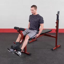 Best Fitness Olympische Opklapbare Fitnessbank BFOB10 -Optimaal Fitnessapparatuur Winkel BFOB10r LegExtension DSF2224 2000