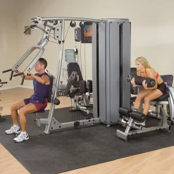 Body Solid Body-Solid Pro Dual Modular Gym System DGYM -Optimaal Fitnessapparatuur Winkel DGYM EX SeatPress Crunch