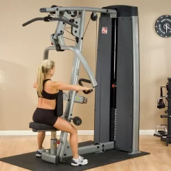 Body Solid Pro Dual Vertical Press And Lat Machine DPLS-SF 8 Body Solid Pro Dual Vertical Press And Lat Machine DPLS-SF -Optimaal Fitnessapparatuur Winkel DPLS SF Ex SeatRow