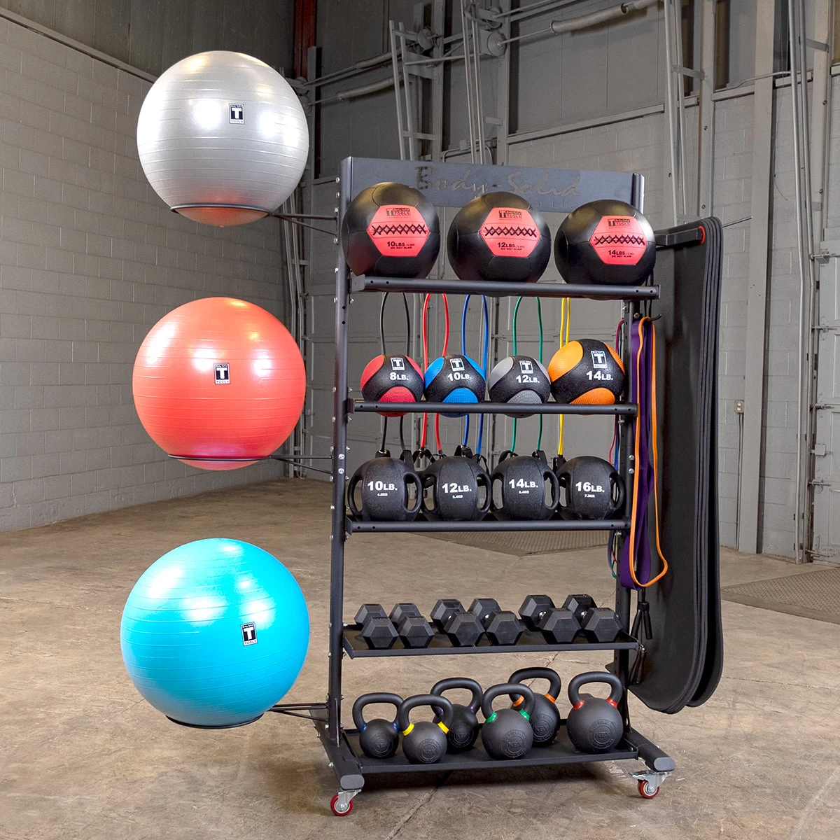 Body Solid Body-Solid Accessory Tower - GAR250 2 Body Solid Body-Solid Accessory Tower - GAR250 - Afbeelding 2