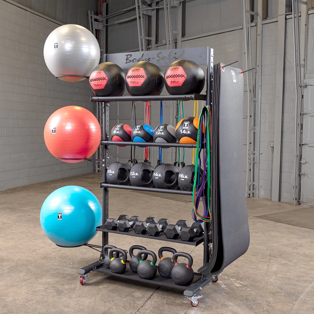 Body Solid Body-Solid Accessory Tower - GAR250 3 Body Solid Body-Solid Accessory Tower - GAR250 - Afbeelding 3