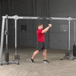 Body Solid Body-Solid Deluxe Cable Crossover -Optimaal Fitnessapparatuur Winkel GDCC250 0011 Exer