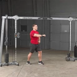 Body Solid Body-Solid Deluxe Cable Crossover -Optimaal Fitnessapparatuur Winkel GDCC250 0026 Exer