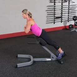 Body Solid Body-Solid 45° Back Hyperextension - GHYP345 -Optimaal Fitnessapparatuur Winkel GHYP345 Exercises 3 600px