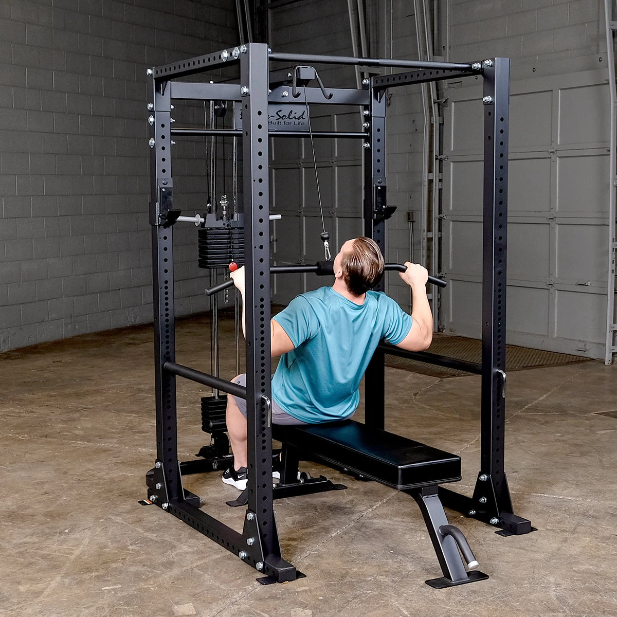 Body Solid Body-Solid Lat Attachment Voor De GPR400 Power Rack - GLA400 4 Body Solid Body-Solid Lat Attachment Voor De GPR400 Power Rack - GLA400 - Afbeelding 4