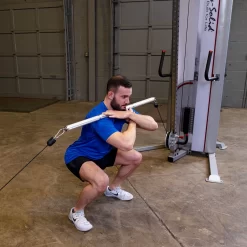 Body Solid Body-Solid Tools Aluminum Double Swivel Bar - MB100A -Optimaal Fitnessapparatuur Winkel MB100A DSF1587