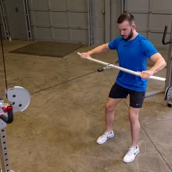 Body Solid Body-Solid Tools Aluminium Lat Bar 122 Cm - MB148A -Optimaal Fitnessapparatuur Winkel MB148A DSF1568