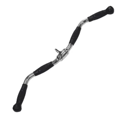 Body Solid Body-Solid Tools Pro-Grip Revolving Curl Bar - MB229RG