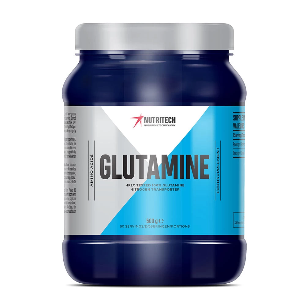 Nutritech L-Glutamine Poeder 500g 1 Nutritech L-Glutamine Poeder 500g