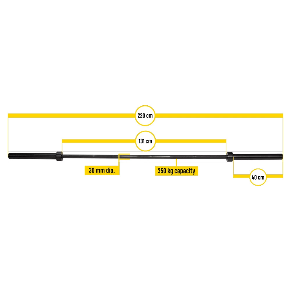 Body-Solid Olympische Halterstang OLBAR220 2 Body-Solid Olympische Halterstang OLBAR220 - Afbeelding 2