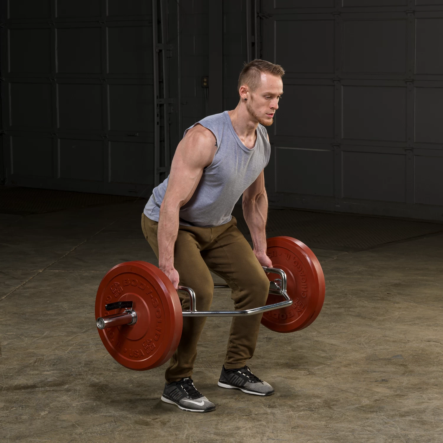 Body Solid Body-Solid Olympic Shrug Bar - OTB50RH 6 Body Solid Body-Solid Olympic Shrug Bar - OTB50RH - Afbeelding 6