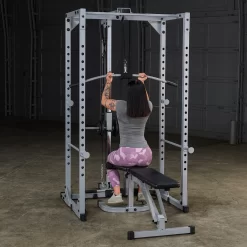 Body Solid Powerline Lat Attachment Voor Powerline Power Rack - PLA200X -Optimaal Fitnessapparatuur Winkel PPR200X PLA200X 0117