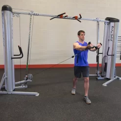 Body Solid Pro Clubline Series 2 Cable Crossover - S2CCO -Optimaal Fitnessapparatuur Winkel S2CCO low chest press DSF9689 master