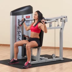 Body Solid Pro Clubline Series II Shoulder Press - S2SP -Optimaal Fitnessapparatuur Winkel S2SP EX F
