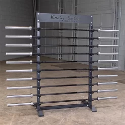 Body Solid Pro Clubline Horizontale Bar Rack Voor 10 Bars -Optimaal Fitnessapparatuur Winkel SBS100 DSF9913