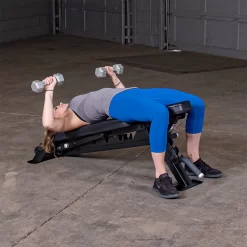 Body Solid Pro Clubline Adjustable Bench - SFID325B -Optimaal Fitnessapparatuur Winkel SFID325B DSF0987