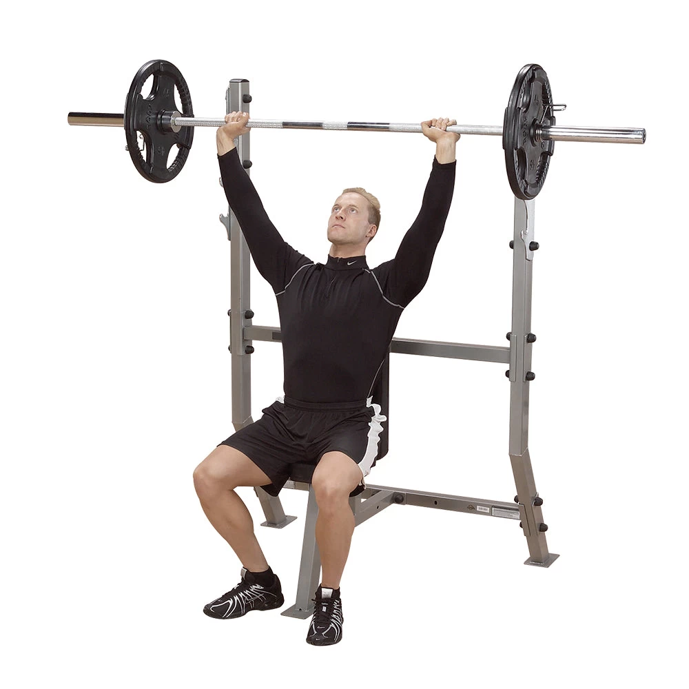 Body Solid Pro Clubline Olympic Shoulder Press - SPB368G 2 Body Solid Pro Clubline Olympic Shoulder Press - SPB368G - Afbeelding 2