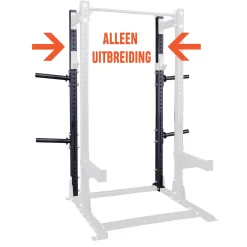 Body Solid Pro Clubline Half Rack Extension - SPR500HALFBACK