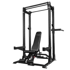 Body Solid Pro Clubline Commercial Half Rack - SPR500 -Optimaal Fitnessapparatuur Winkel SPR500BACK SPRBCB DSF3220 Clipped