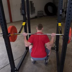 Body Solid Pro Clubline Power Rack Strap Safeties - SPRSS -Optimaal Fitnessapparatuur Winkel SPRSS DSF1592