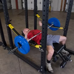 Body Solid Pro Clubline Power Rack Strap Safeties - SPRSS -Optimaal Fitnessapparatuur Winkel SPRSS DSF1601