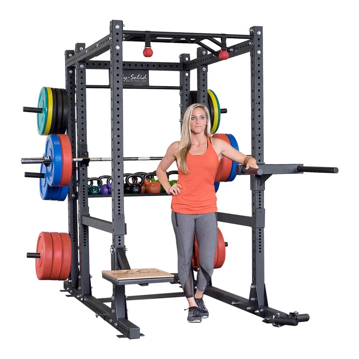 Body Solid Pro Clubline Commercial Extended Power Rack SPR1000BACK 2 Body Solid Pro Clubline Commercial Extended Power Rack SPR1000BACK - Afbeelding 2