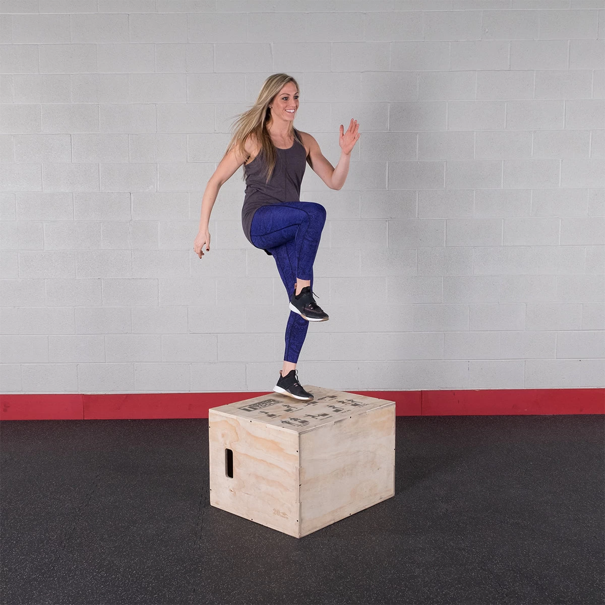 Body Solid Body-Solid Tools 3-In-1 Wooden Plyo Box BSTWPBOX 4 Body Solid Body-Solid Tools 3-In-1 Wooden Plyo Box BSTWPBOX - Afbeelding 4