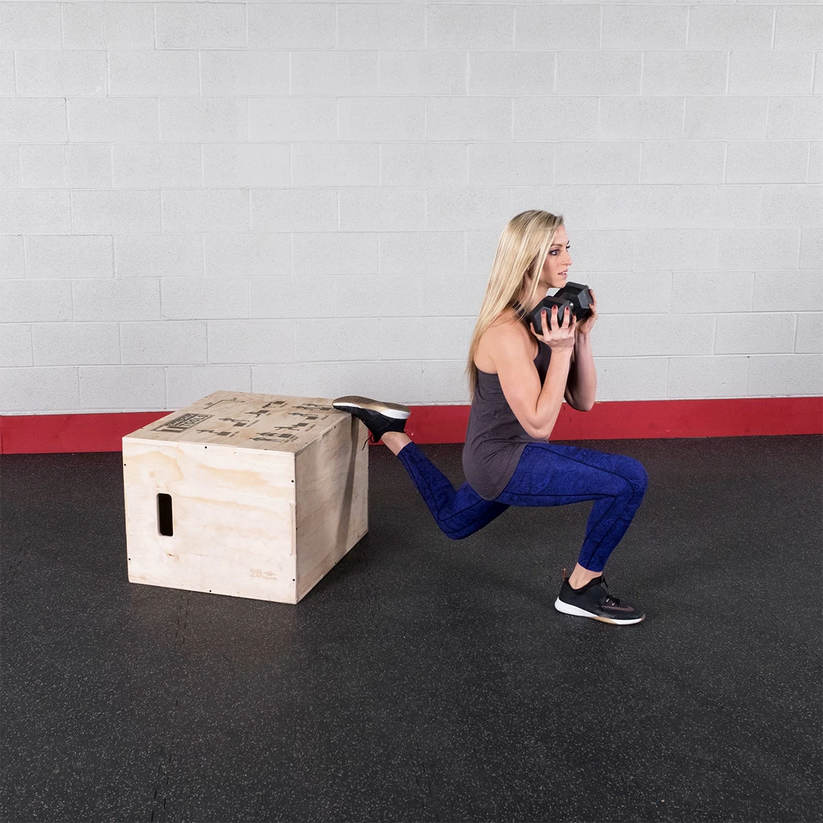 Body Solid Body-Solid Tools 3-In-1 Wooden Plyo Box BSTWPBOX 5 Body Solid Body-Solid Tools 3-In-1 Wooden Plyo Box BSTWPBOX - Afbeelding 5