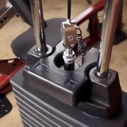 Body Solid Body-Solid Adapter Voor Gewichststapel 1.1 Kg WSA2.5 -Optimaal Fitnessapparatuur Winkel WSA2.5 on stack