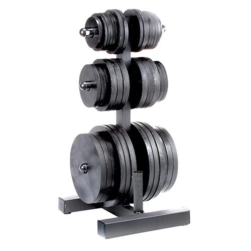 Body Solid Body-Solid Olympic Plate Tree & Bar Holder 2 Body Solid Body-Solid Olympic Plate Tree & Bar Holder - Afbeelding 2