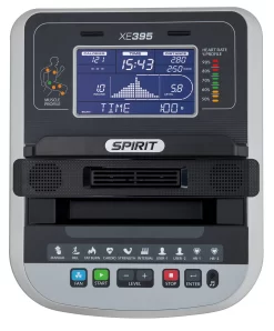 Spirit Fitness Crosstrainer - XE395 -Optimaal Fitnessapparatuur Winkel XE395 86 Console