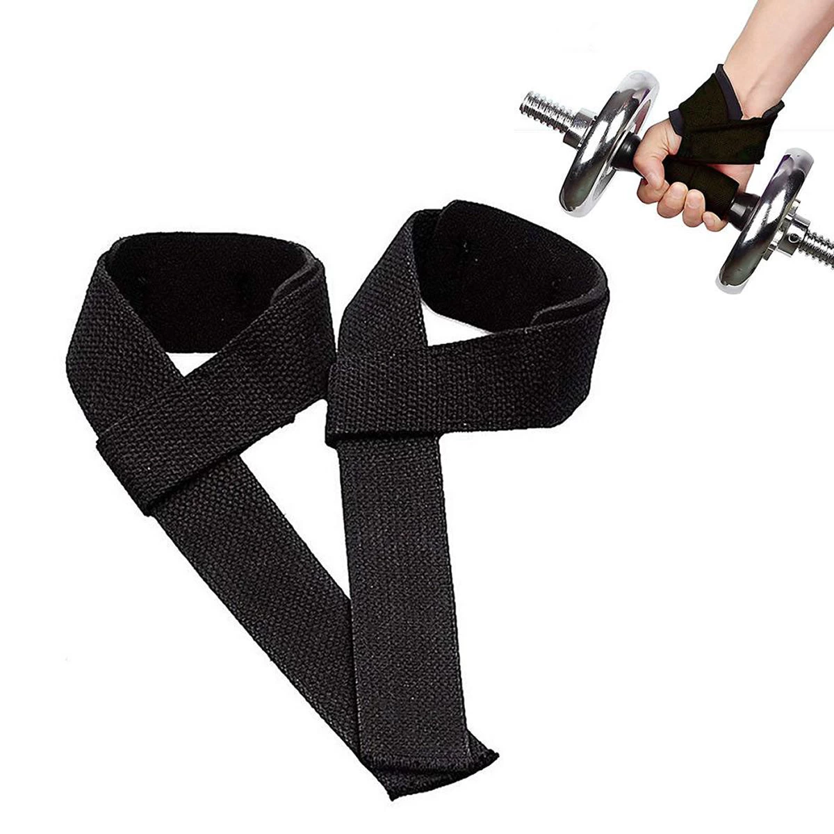 Bodytrading Lifting Straps - GR110BL 2 Bodytrading Lifting Straps - GR110BL - Afbeelding 2